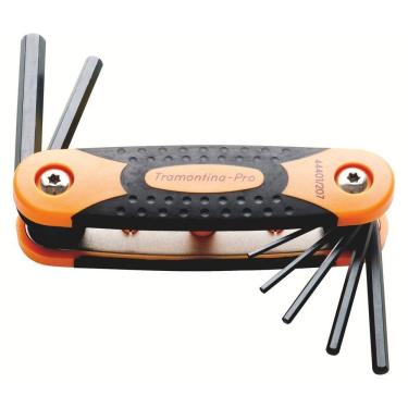 Imagem de Jogo De Chaves Hexagonais Com Armação 7 Peças Tramontina Pro Tramontina