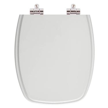 Imagem de Assento Sanitário Soft Close Cinza Claro Para Vaso Fiori