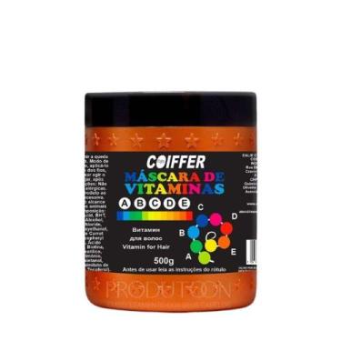 Imagem de Coiffer Máscara de Vitaminas A,B,C,D,E 500g  Nutrição Capilar, Fortale