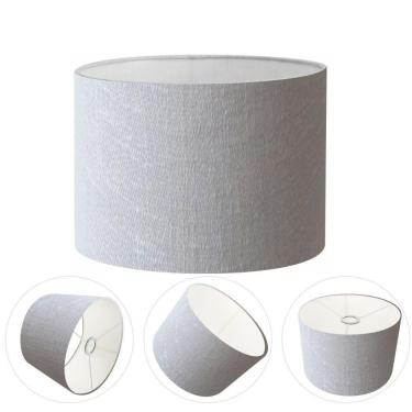 Imagem de Cúpula Abajur Cilíndrica Cp-7019 ø40x30cm Rustico Cinza
