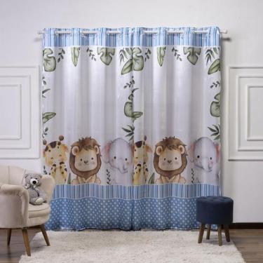 Imagem de Cortina Estampado Cetim Infantil 3.00.2.20 Decoração, Menino, Menina, 