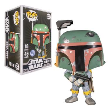 Imagem de Funko Pop Star Wars 537 Boba Fett 46cm Supersized