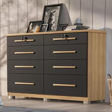 Imagem de Comoda Monza 8 Gav Com Pés