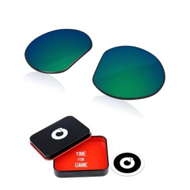 Imagem de OWORK Lentes de reposição de policarbonato de 1,8 mm para óculos de sol Oakley Ejector OO4142 58 mm ultra polarizadas, Verde esmeralda - Ultra polarizado, Fit Ejector OO4142 58mm