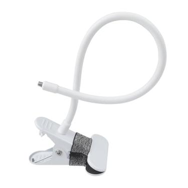 Imagem de Chinflly Suporte de clipe flexível para câmeras Ring, Blink, Eufy, Google Nest, Wyze e Arlo para ambientes internos e externos, braço pescoço de ganso de 40 cm, ajuste flexível, braçadeira forte