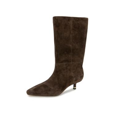 Imagem de Kenneth Cole New York Meryl feminina, Camurça chocolate, 35