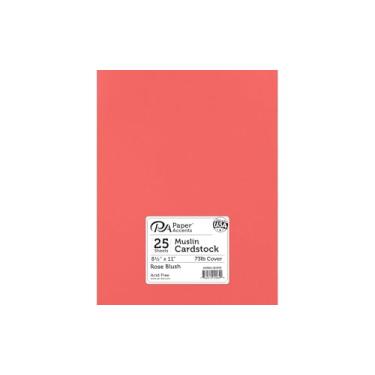 Imagem de Paper Accents Cartolina rosa de 33 kg, 21,5 cm x 28 cm