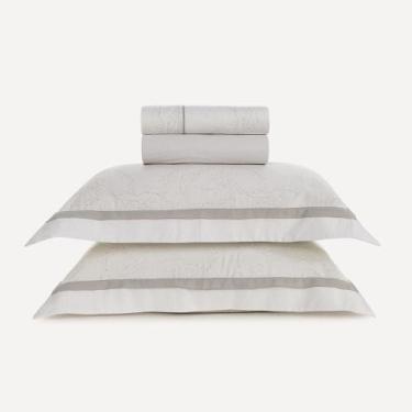 Imagem de Jogo de Cama Casal 300 Fios 100% Algodão Melania Karsten, U