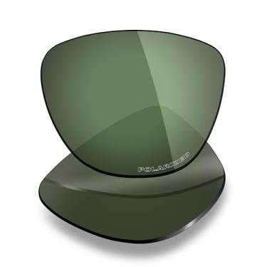 Imagem de Mryok Lentes de reposição ultra polarizadas para óculos de sol Oakley Frogskins Range XL OO9503 58 mm, HD Polarized, proteção UV, resistente a impactos e ajuste perfeito - cinza verde