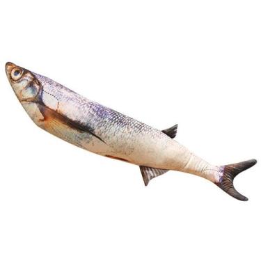 Imagem de Boneca de brinquedo de pelúcia Realistic Bass Fish 60 cm de pelúcia ma