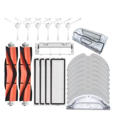 Imagem de Compatible With Xiaomi Mijia 1C 1T Mi Robot Vacuum Mop Dreame F9 Hepa Filter Main Side Brush Mop Cloth Robotic Vacuum Cleaner Accessories(Brown)