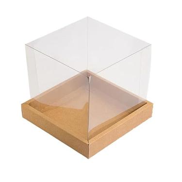 Imagem de Caixa Panetone 500g 15x15x15 C/5 Kraft