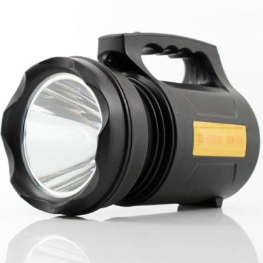 Imagem de Lanterna Recarregável Longo Alcance 300 Metros 30w T6 2000 Lúmens - Al