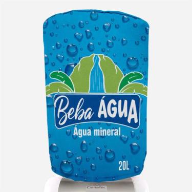 Imagem de Capa Para Galão de Água 20 Litros Beba Água  Novadecora