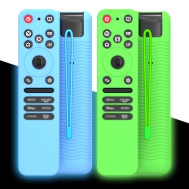 Imagem de FGERWZ Pacote com 2 capas de silicone para controle remoto LG MR25GA (2025), capa protetora antiderrapante à prova de choque para MR25GA compatível com controle remoto LG OLED Smart TV C5 B5 G5 M5