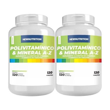 Imagem de Kit 2X Polivitamínico & Mineral A-Z - 120 Tabletes - NewNutrition-Masculino