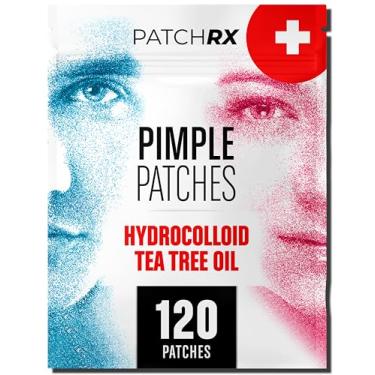 Imagem de BASIC CONCEPTS Pimple Patches for Face (120 Pack), Hydrocolloid Patch with Tea Tree Oil - Pimple Patch Zit Patch and Pimple Stickers - Hydrocolloid Acne Patches for Face - Zit Patches - Blemish Patches