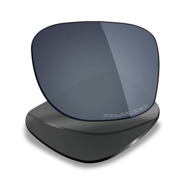 Imagem de Mryok Lentes de reposição polarizadas Plus para óculos de sol Arnette Shoredich AN4255, HD Polarized, proteção UV, resistente a impactos e ajuste perfeito - Cromado preto