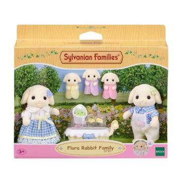 Imagem de Sylvanian Families Família Dos Coelhos Floral Epoch 5735