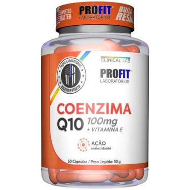 Imagem de Coenzima Q10 + Vit. E 100 Mg 60 Cápsulas Profit - Profit Labs, Sem Sab