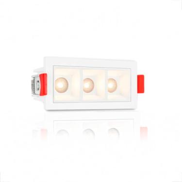 Imagem de Mini Spot Downlight Triplo Embutir Pontual Led Bet91