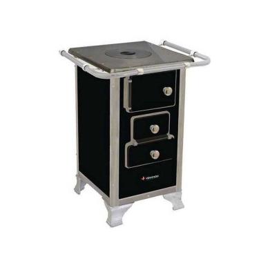 Imagem de Fogão A Lenha 00 Preto Sem Tampa 00pr - Met.Venâncio