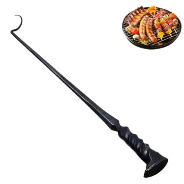 Imagem de Flipper de gancho de carne, gancho de flipper, ganchos de cozinha flips, flippers de comida para churrasco – ganchos de carne para grelhar, fumar, grelhar (#A)