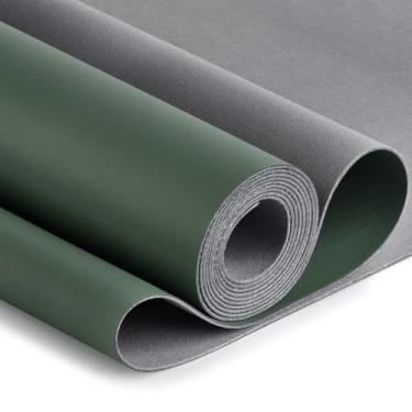 Imagem de Tecido de vinil marinho de 2 metros, estofamento de couro sintético, macio e impermeável para barcos ao ar livre, assentos de carro, artesanato, costura DIY, sofá, bolsa de mão 137 x 183 cm (Jelly