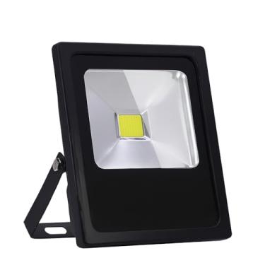 Imagem de Refletor LED Moderno, Luminária de Parede Bidirecional, 30cm x 50cm, Alumínio Preto Fosco, 8W, Luz Branca Quente 3000K, Montagem em Parede, Resistente à Água