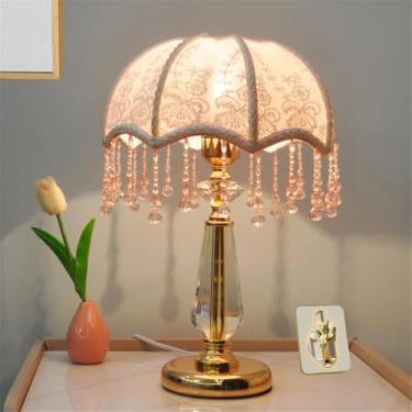 Imagem de Luminária de mesa contemporânea de cristal, estilo arte e criatividade, para sala de estar, escritório, casa de campo, hotel, quarto, cabeceira, LED (Estilo 26)