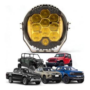 Imagem de Farol De Milha Led 7 Polegadas Off Road 90w Amarelo