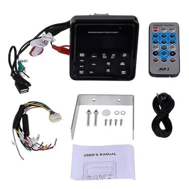 Imagem de Mp3 Player portátil sem perdas - Rádio walkman sem alta resolução à prova d'á - Leitor MP3 para natação com conector e porta USB, rádio Am Fm para acampar e caminhar Hoghaki