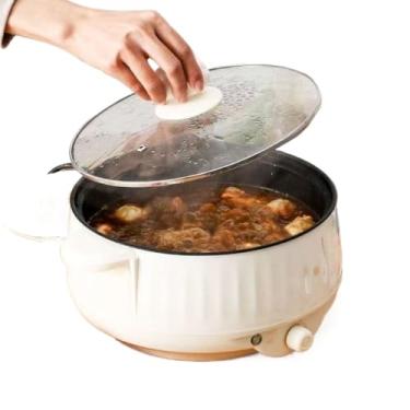 Imagem de Panela de Arroz，Panela de Arroz Eletrica 220v，úNica Dupla Camada，VáRios Tamanhos Podem Ser Escolhidos，Ideal para RefeiçõEs de 1 A 4 Pessoas(1 Compartimento-20cm-1 camada)