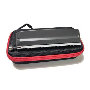 Imagem de Gaita cromática profissional com 12 furos, instrumento afinado C profissional