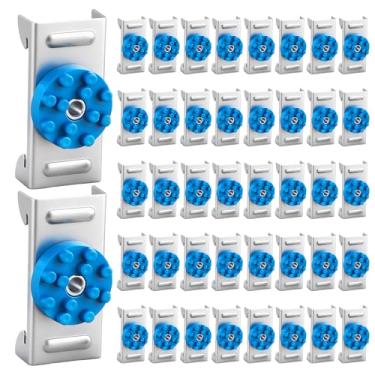 Imagem de Innconee Pacote com 40 clipes de isolamento de som à prova de som, clipe de montagem de canal resiliente reduz o ruído de vizinhos barulhentos para estúdios de gravação de apartamentos à prova de som