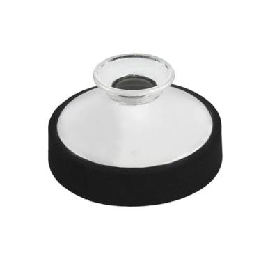 Imagem de Acessórios de instrumentos musicais de saxofone alto saxofone ABS mudo saxofone profissional silenciador silencioso acessórios de instrumento de sopro de madeira (cor: prata)