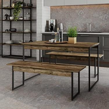 Imagem de Mesa de Jantar Tub C/02 Bancos