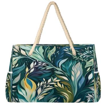 Imagem de hongjinglin Bolsa de praia grande, leve, dobrável, gata, cinza, branca, bolsa de ombro, Cor 23, Large