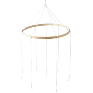 Imagem de Amagogo Móbile para berço de bebê, sino de vento, decoração DIY, acessórios de amamentação, suporte para sino de cama, 23cm 6 Furos