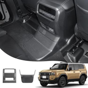 Imagem de LaIIker Caixa de apoio de braço painel anti-chute para Toyota Land Cruiser 2024 2025 250 1958 Prado Lc250 J250 capa decorativa de botão traseiro acessórios de modificação interna (caixa de apoio de