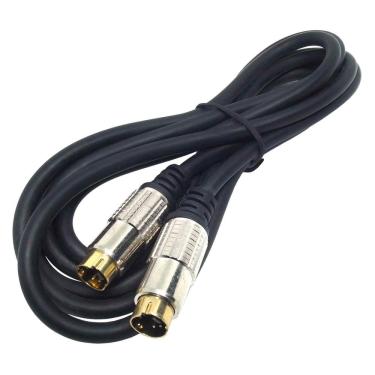 Imagem de Cabo Super Vhs S-Vídeo 4 Pinos 1,8M Conectores Metálicos