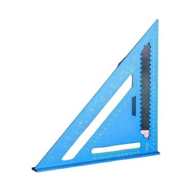 Imagem de Régua Triangular De Alumínio De Alta Precisão Para Marcenaria 7''/12''
