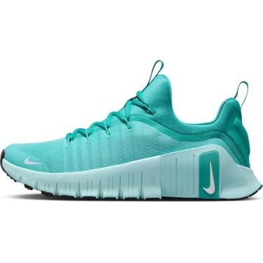 Imagem de Nike Free Metcon 6 Tênis feminino, Turquesa branqueada/branco/azul-petróleo lavado/azul-petróleo/preto, 42
