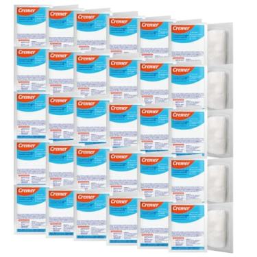 Imagem de Gaze Estéril Cremer 7,5x7,5cm - Compressa Hidrófila 100% Algodão - 8 Camadas Alta Absorção | 30 pacotes contendo 10 compressas