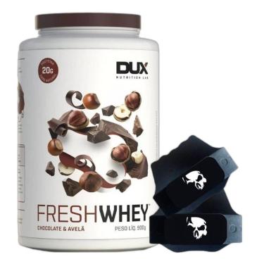 Imagem de Fresh Whey Isolado Hidro 3W Chocolate 900g + Luva DarkLab Dux-Unissex