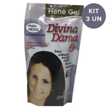 Imagem de Kit C/ 3un Hene Em Gel Divina Dama 180g Médio