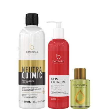 Imagem de Borabella NeutraQuimic 500ml + SOS 240ml + Óleo de Argan 7ml