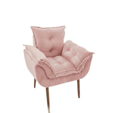 Imagem de Cadeira Confortável para Sala, Escritório ou Hall - Design Moderno, Estrutura Reforçada, Estofada(ROSE)