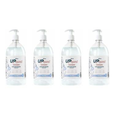 Imagem de Kit com 4 Sabonetes Líquidos Glicerinados Para Mãos 1L - Up Hand Essential Algodão