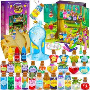Imagem de Fairy Magic Potions Kit for Kids, Upgraded 26 DIY Mixed Magic Wizard Potion Bottles, Mystery Potions Craft Kit, Christmas Decorations Birthday Gifts for Age 6 7 8 9 10+ Year Old Girls Boys